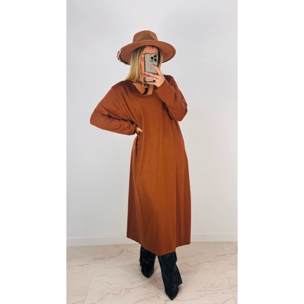 VESTIDO PUNT CARAMELO