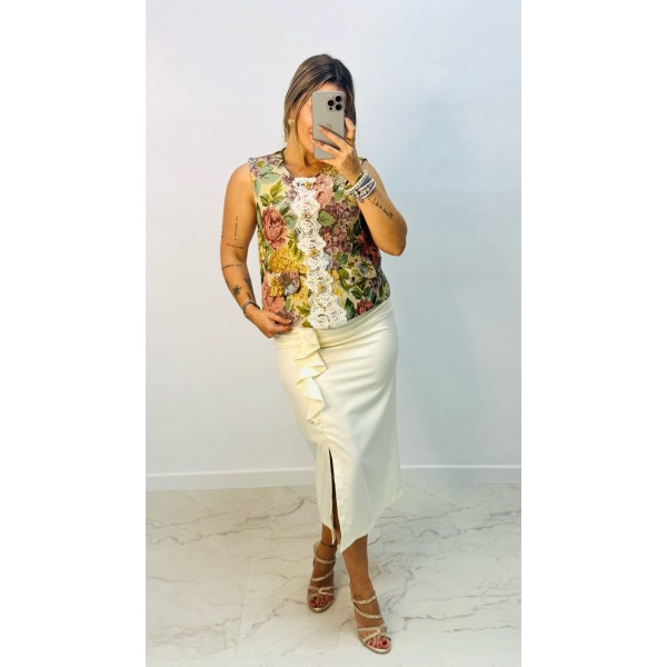 Falda Beige wheel