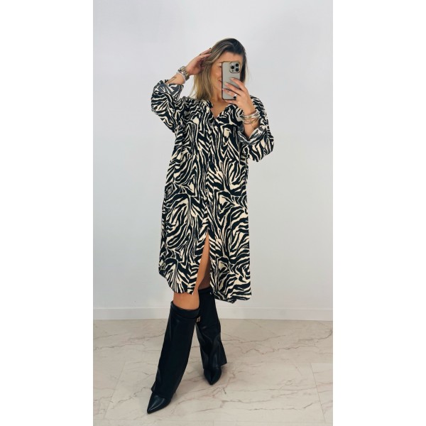 VESTIDO CAMISER ZEBR