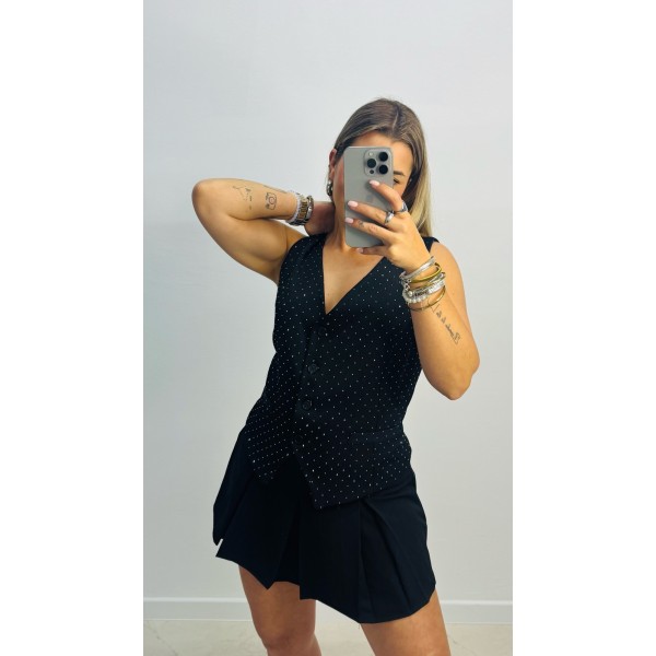 Falda pantalón tablas