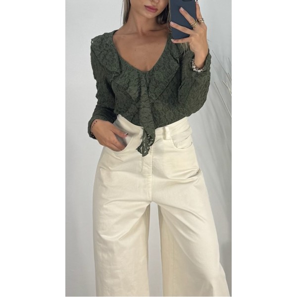 JERSEY ENCAJE ESCOT VERDE