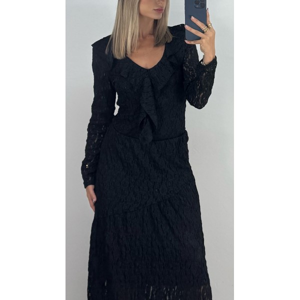 JERSEY ENCAJE ESCOT NEGRO