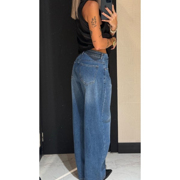 DENIM MEDIO WIDE LEG