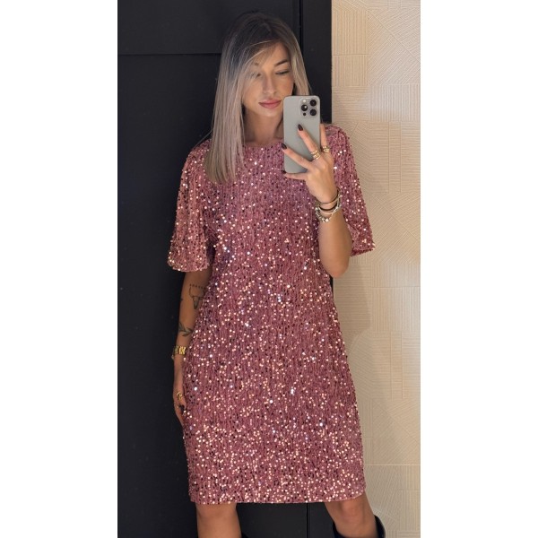 VESTIDO BRILLI ROSA