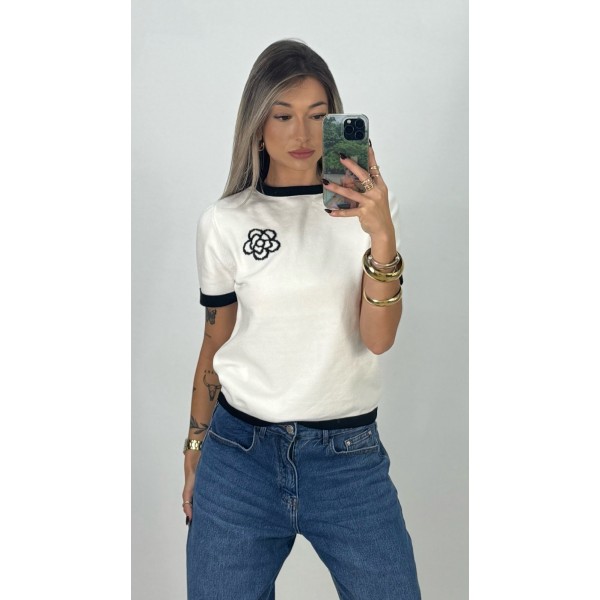 JERSEY PEPITA BLANCO