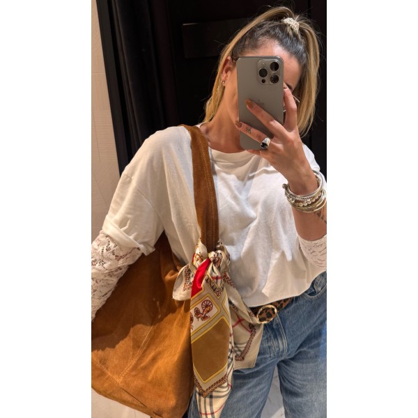Bolso Piel Ante