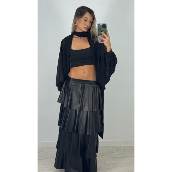 FALDA CASCADA NEGRA