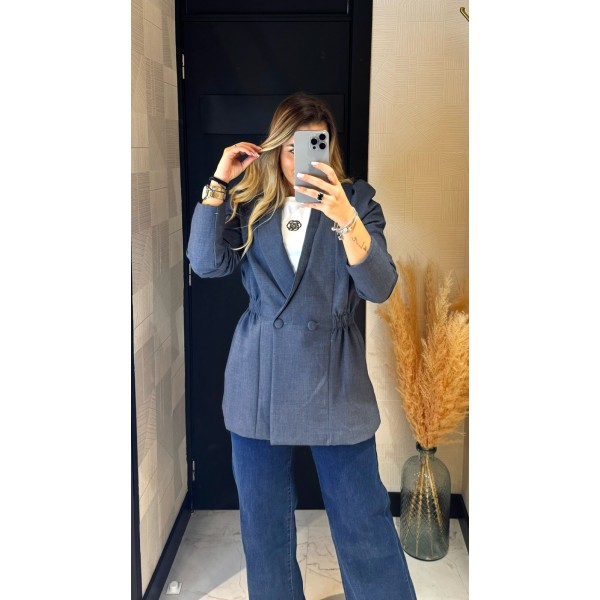 Blazer Blu elastico