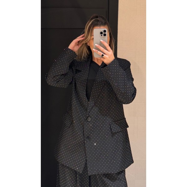 BLAZER STRASS NEGRA