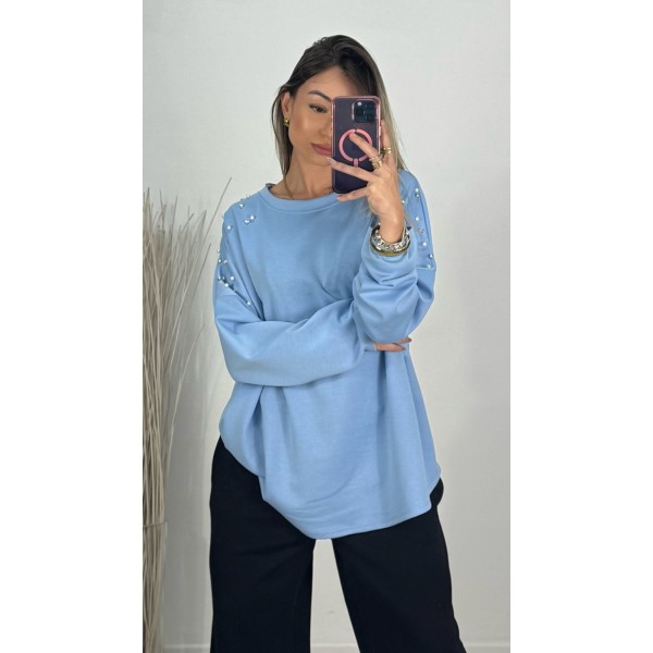 PULLOVER PERLA CELEST