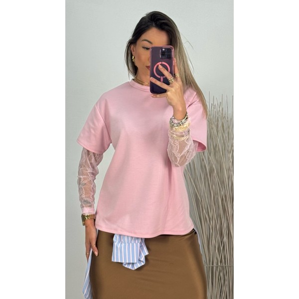 CAMISETA BERTA ROSA