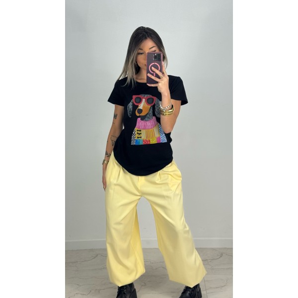 PANTALON BOMBACH AMARILLO