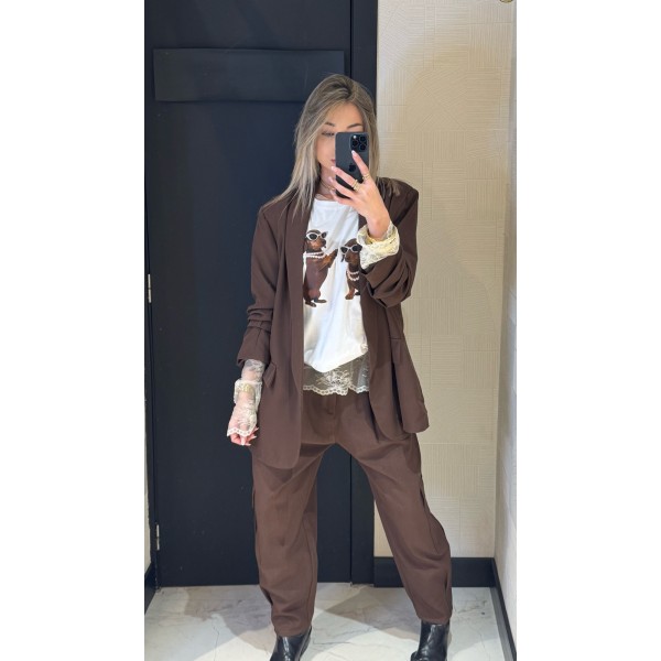 PANTALON CARGO MARRON