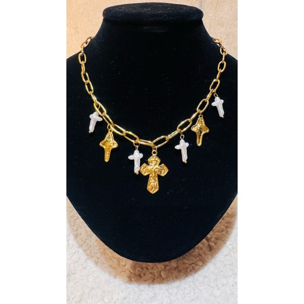 COLLAR CRUZ PERLAD