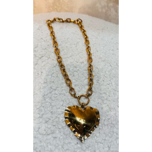 COLLAR CORAZON RETRO