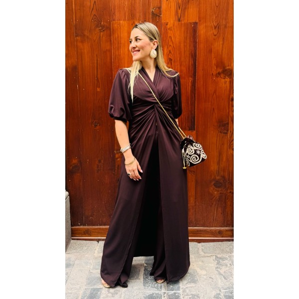 CONJUNTO CALA MARRON