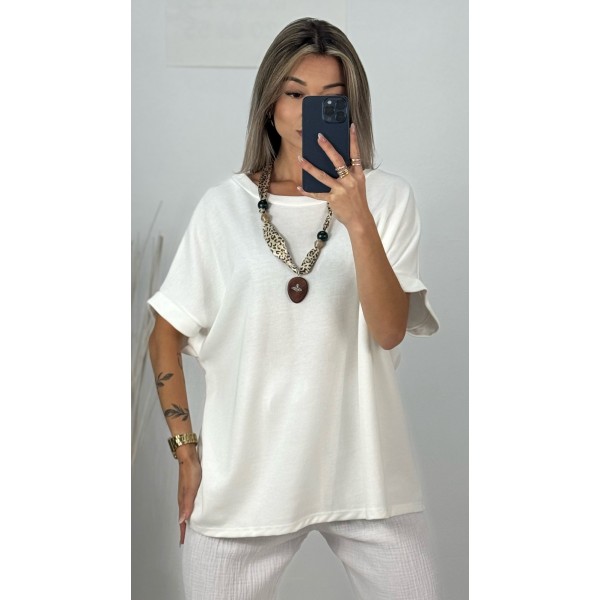 CAMISETA PILAR BLANCA