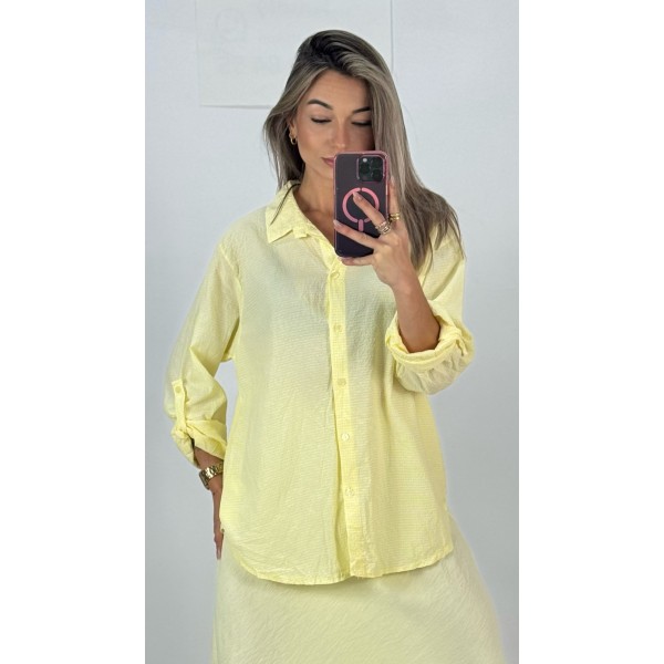CAMISA VICHY AMARILLA