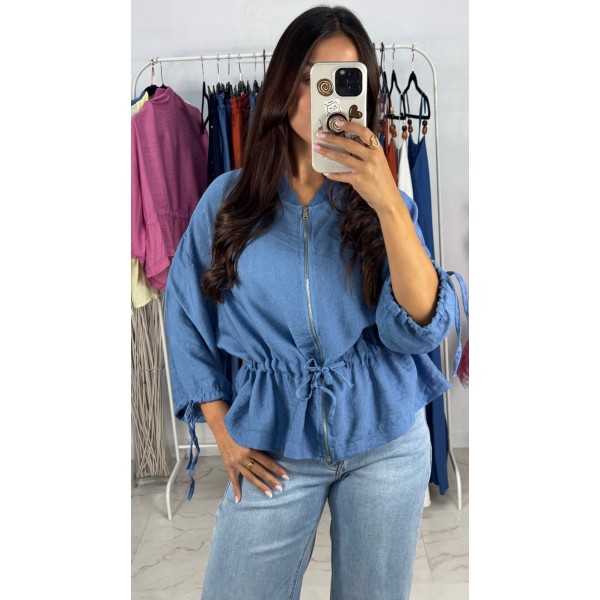 BOMBER SIENA AZUL