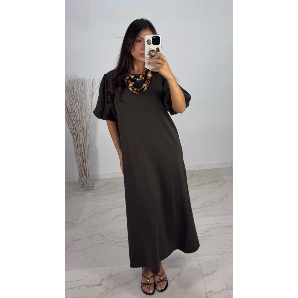 VESTIDO SOLE MARRON