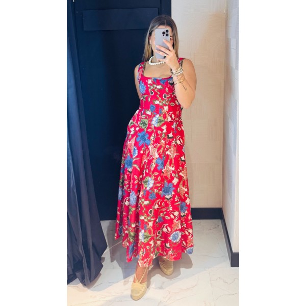 Vestido Azahar Rojo