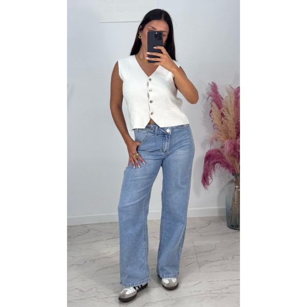 JEANS DOBLE BOTON