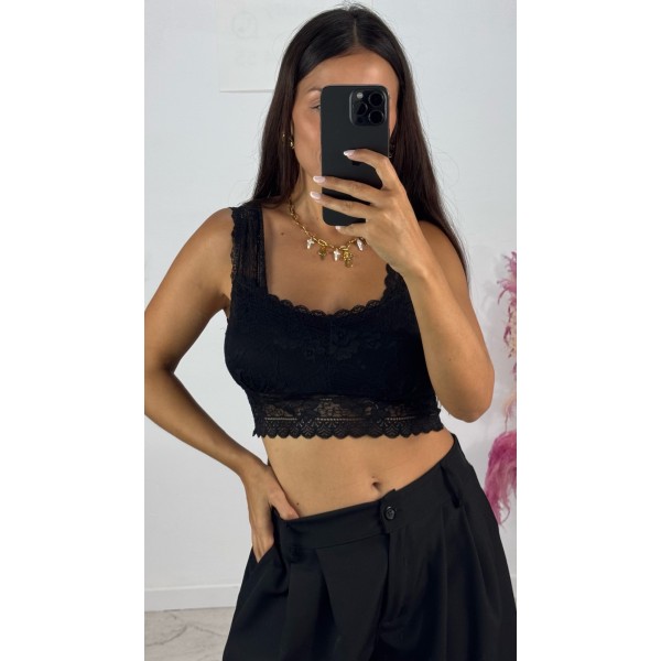 BRALETTE NEGRO ENCAJE