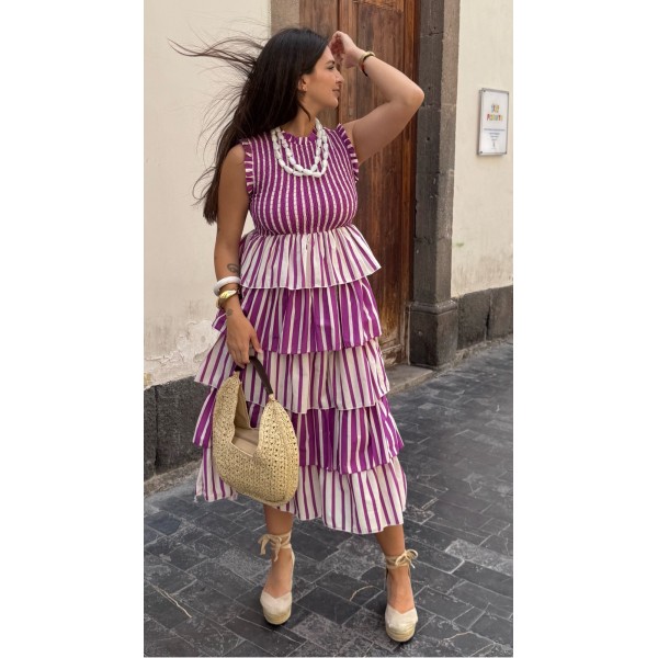 VESTIDO CLORIS  BICOLOR