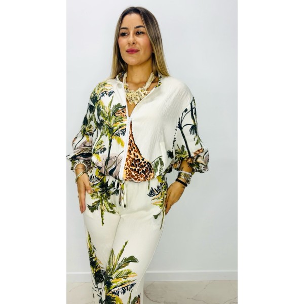 Bomber safari Blanca