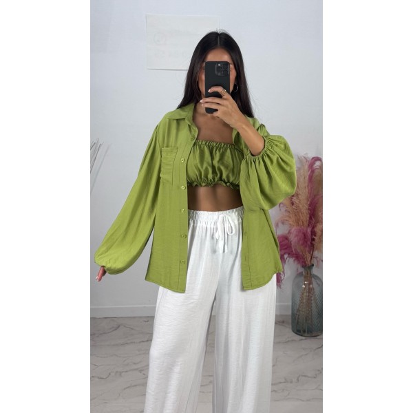 CAMISA Y TOP DUNA VERDE