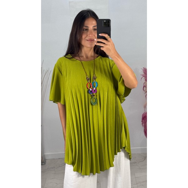 BLUSA PERLA VERDE