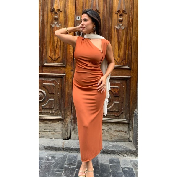 VESTIDO TERRACOTA