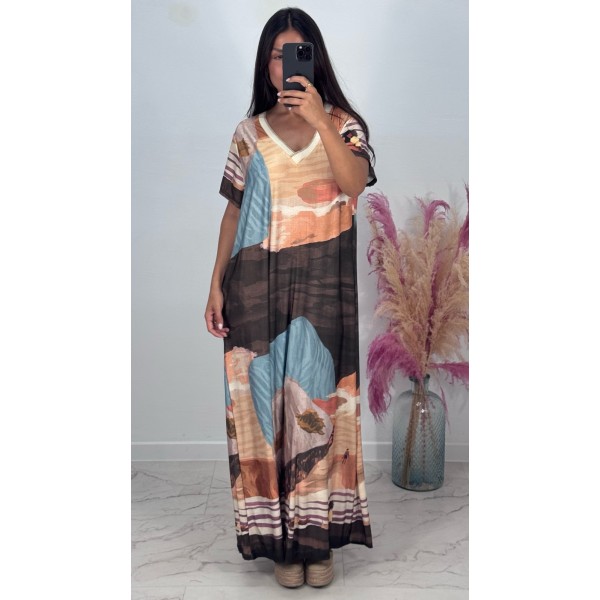 VESTIDO AFRICA CELEST