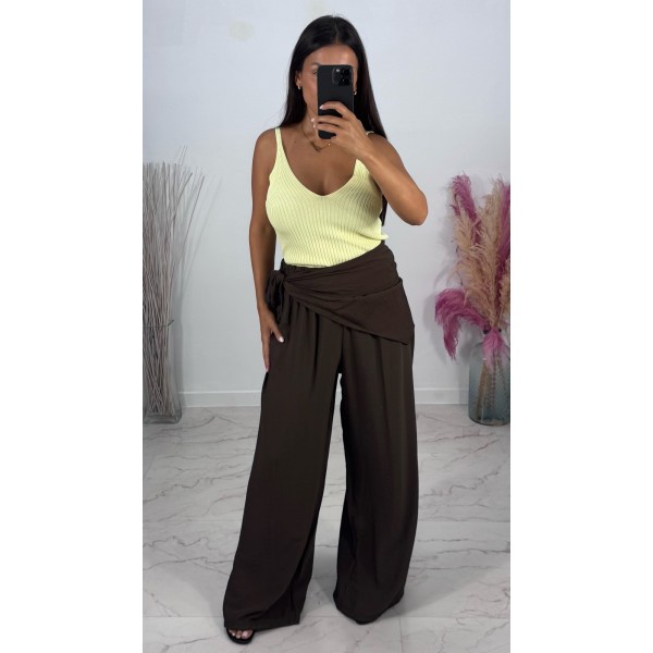 PANTALON LETY MARRON