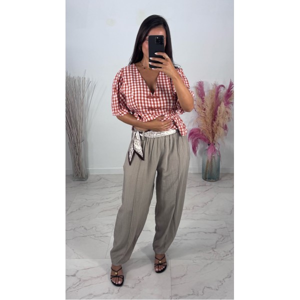 PANTALON LINA TOPO
