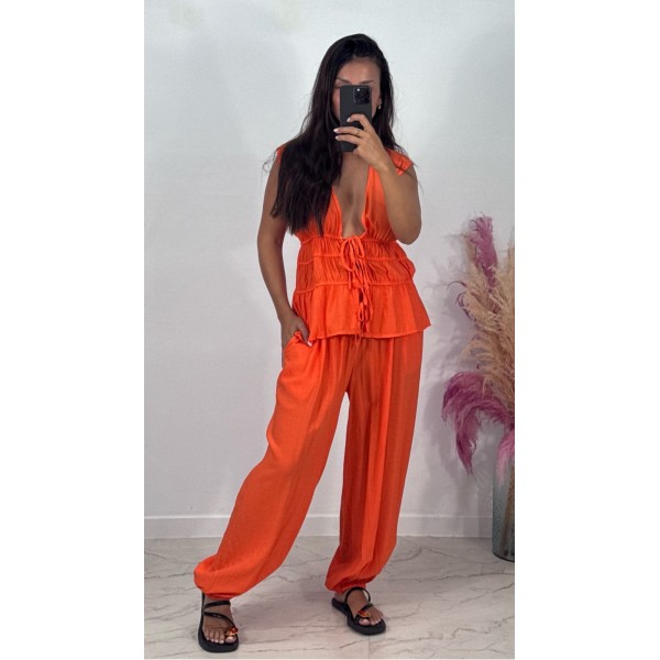 CONJUNTO AQUA NARANJA