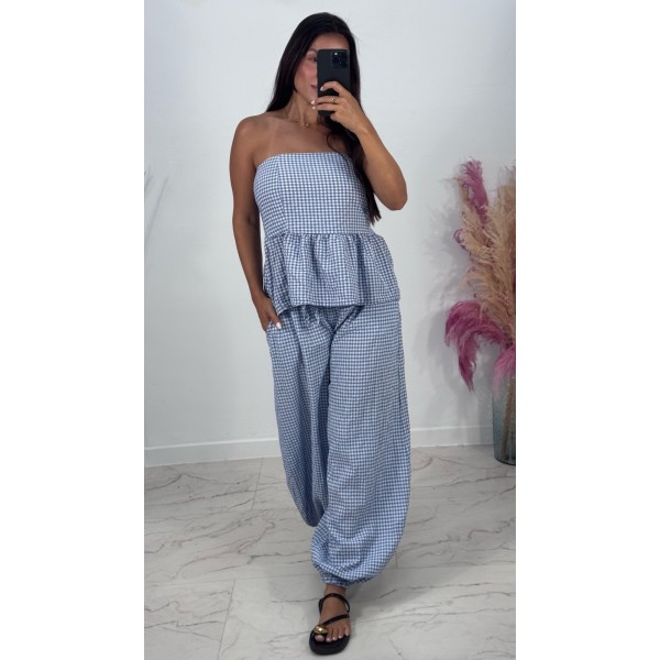BOMBACHO VICHY AZUL