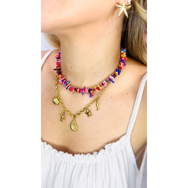 Collar Coral Colores