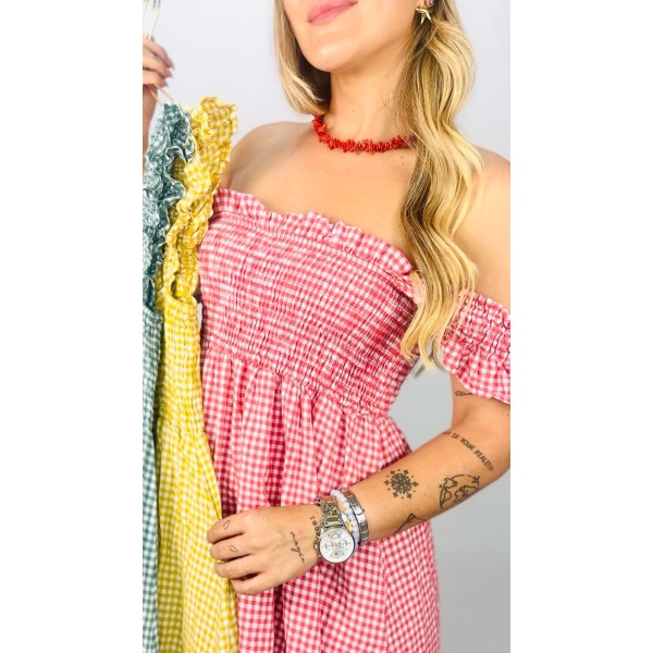 Collar Coral Rojo