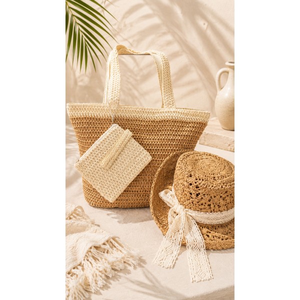 BOLSO/CESTA SHOPPER RAFIA