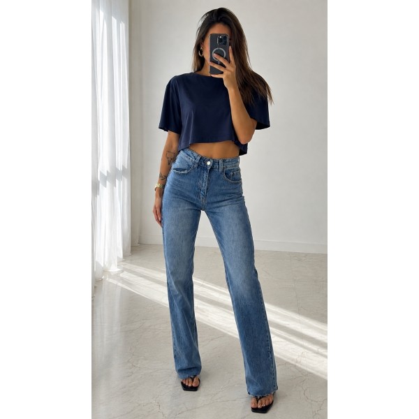 JEANS DENIM FLARED