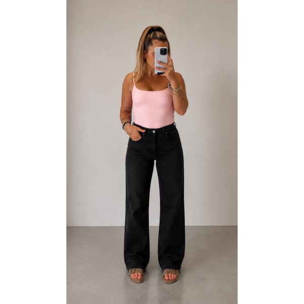 JEANS NEGRO WIDE LEG