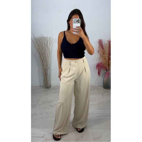 PANTALON PINZA BEIGE
