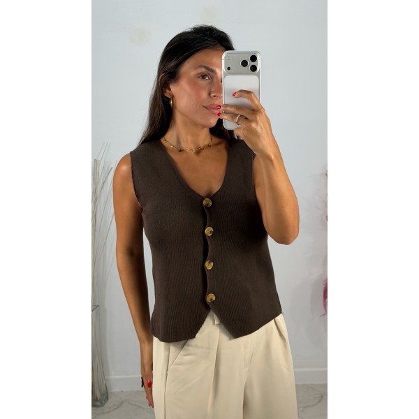 CHALEQUILLO CLARA MARRON