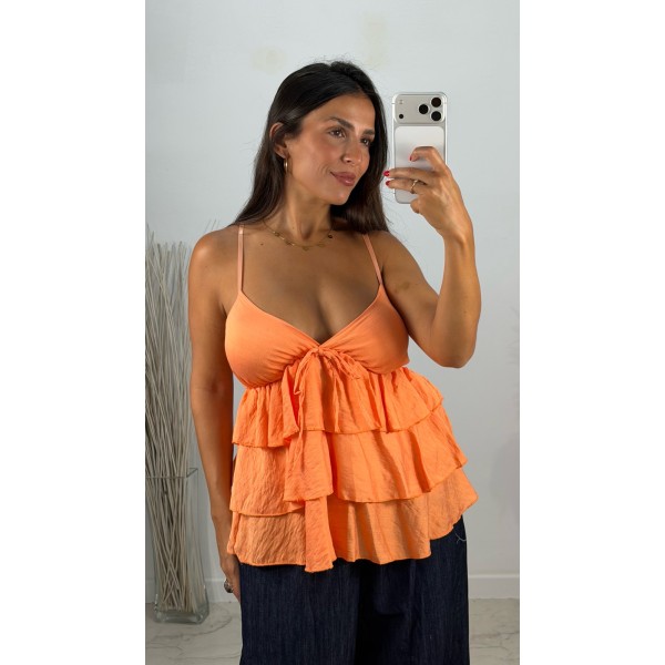 TOP ESTELA NARANJA