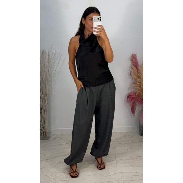 PANTALON BOMBACHO GRIS