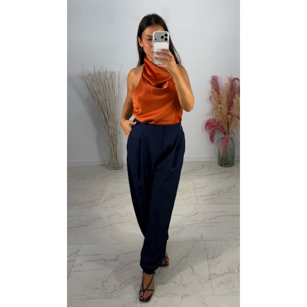 PANTALON BOMBACHO AZUL MARINO