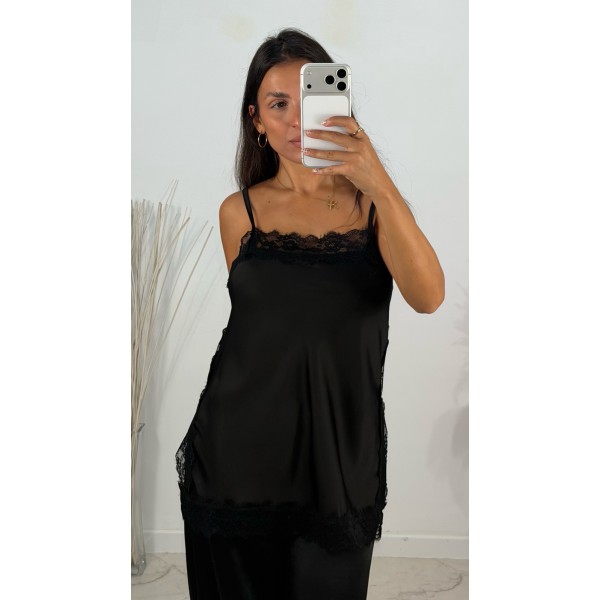 TOP LENCERO NEGRO