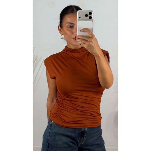 CAMISETA HOMBRERA TEJA