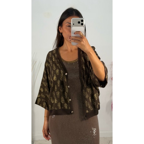 BOMBER RAMITA MARRON